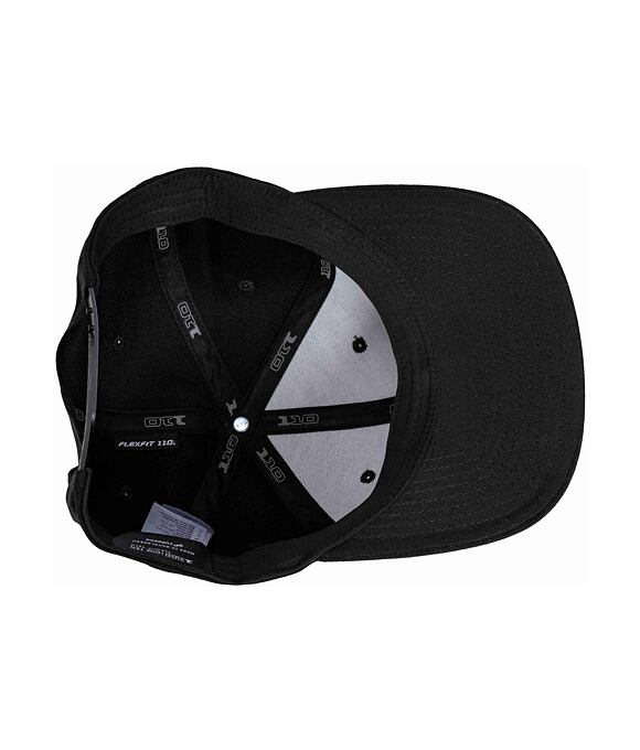 Kšiltovka Meatfly Gruman Premium Snapback, White Round / Black