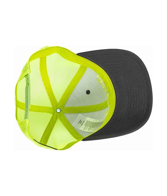Kšiltovka Meatfly MF Logo Trucker, Charcoal/Neon Green