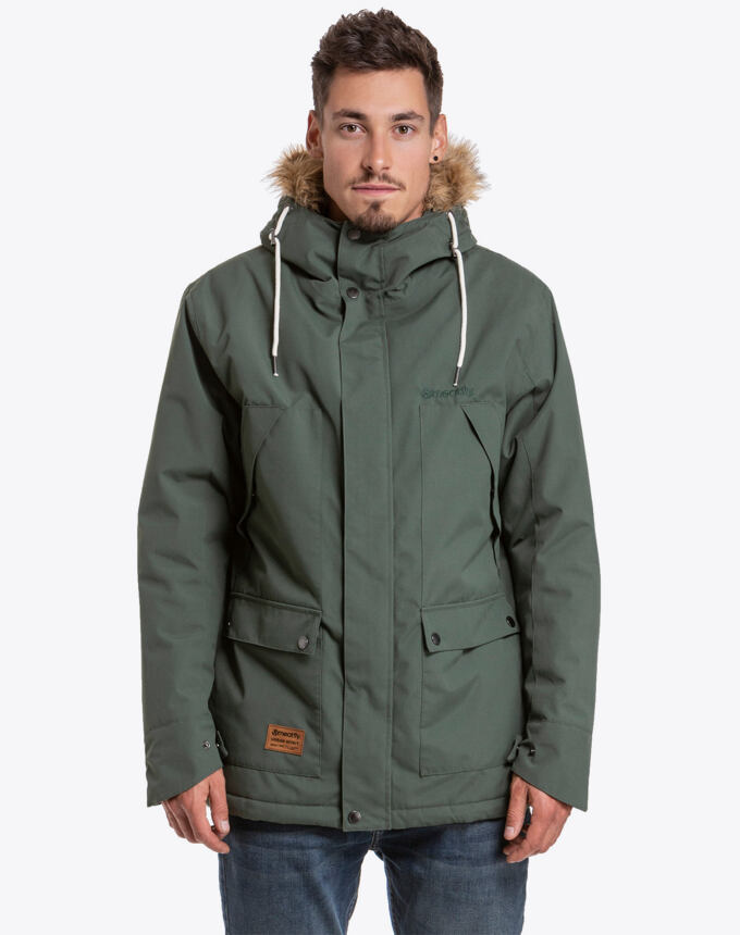 Zimní bunda Meatfly Rodney 4 Parka, A - Deep Forest