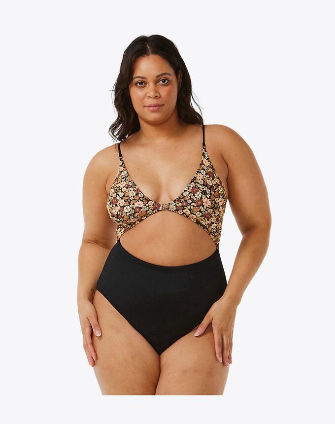 Dámské jednodílné plavky Rip Curl Sea Of Dreams Good One Piece, Brown