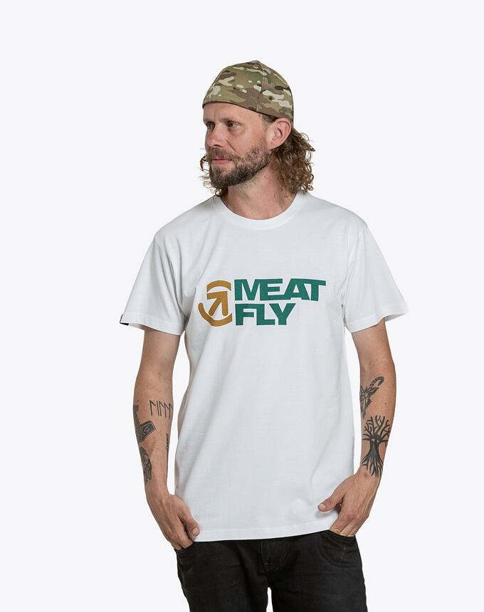 Pánské tričko Meatfly Revital, White