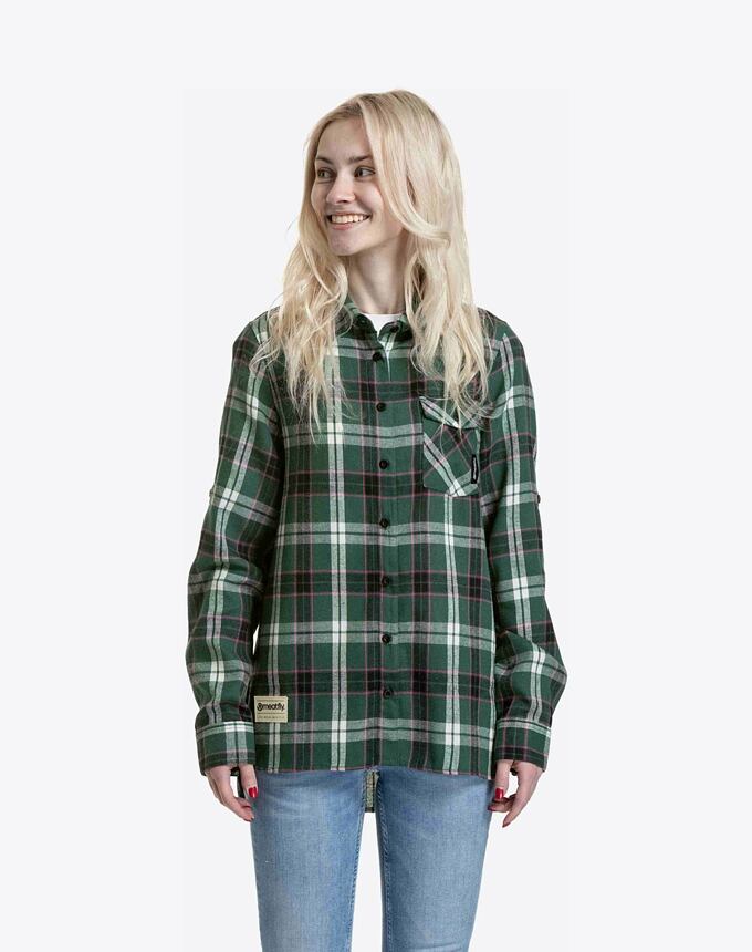 Dámská košile Meatfly Courtney, Dark Green
