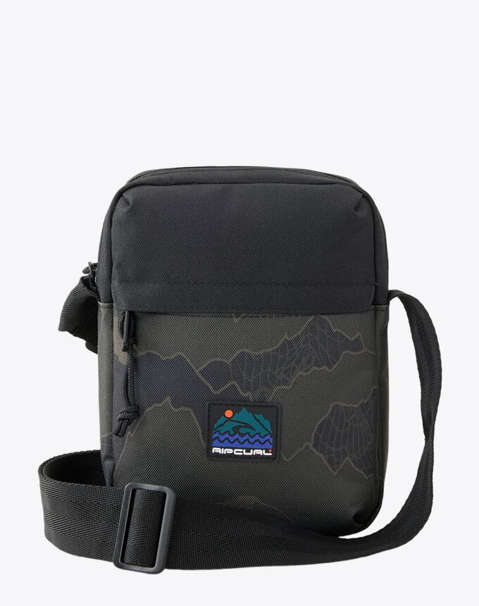 Taška Rip Curl No Idea Pouch Search Camo, Black/Olive