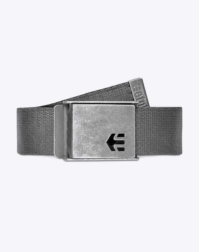 Pásek Etnies Arrow Web Belt, Charcoal