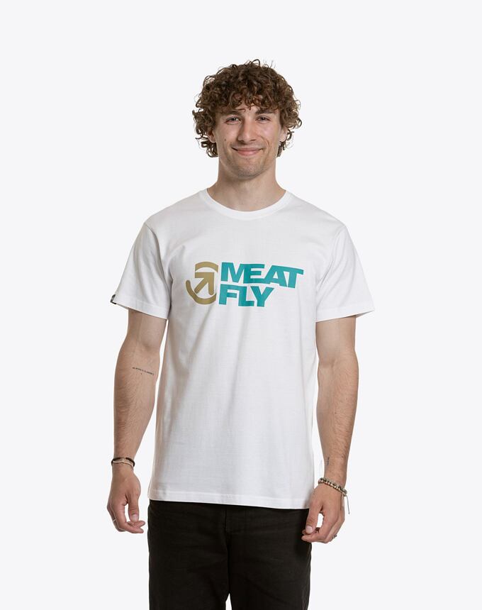 Pánské tričko Meatfly Revital, White