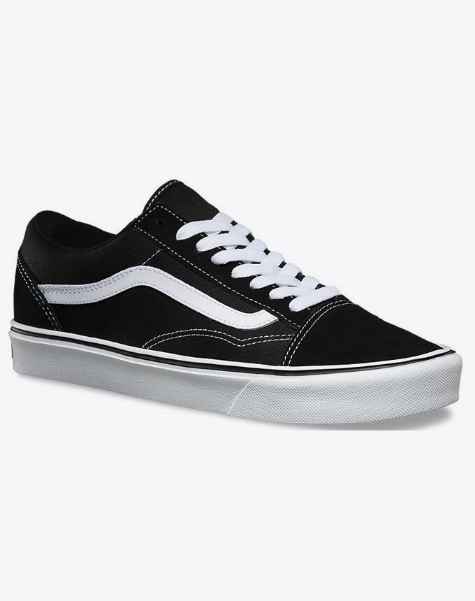 Boty Vans Old Skool Lite +, (Suede/Canvas) black/white