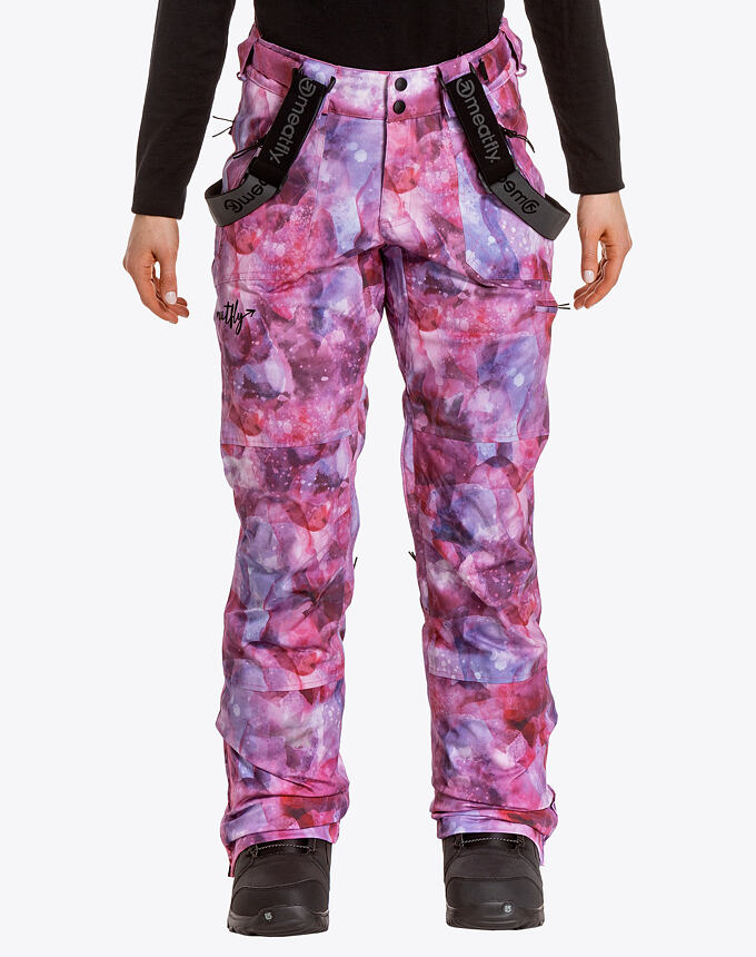 Dámské SNB & SKI kalhoty Meatfly Foxy Premium, Universe Pink