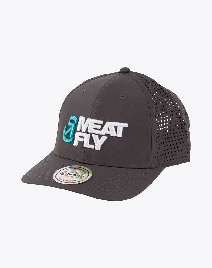 Kšiltovka Meatfly Nollie Perfor Cap, Grey / White Revital