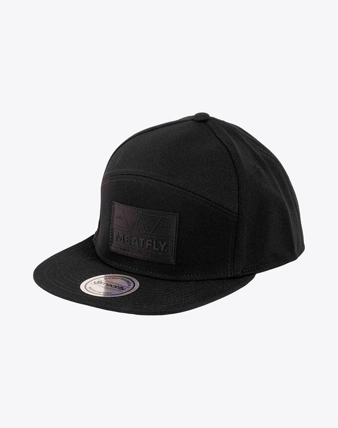 Kšiltovka Meatfly Yuto 6 Panel Snapback, Black Live Meatfly