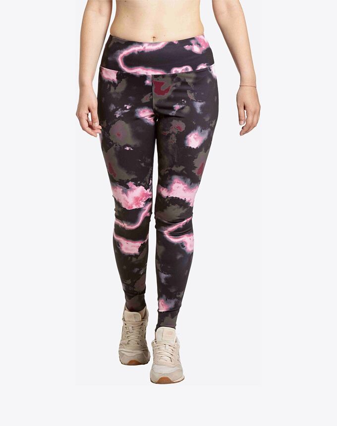 Dámské legíny Meatfly Arabel, Storm Camo Pink