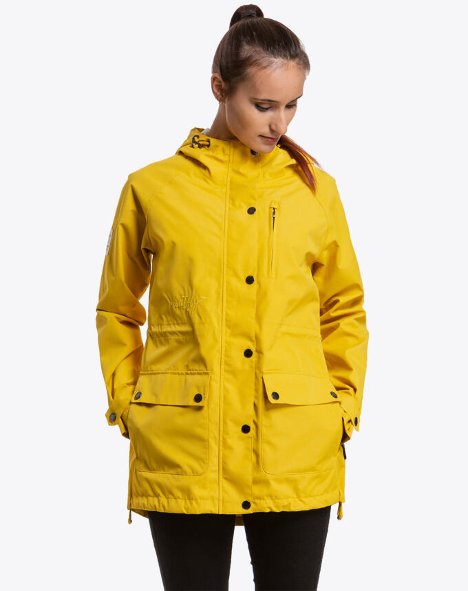 Dámská street bunda Meatfly Xita Windbreaker, B - Lemon