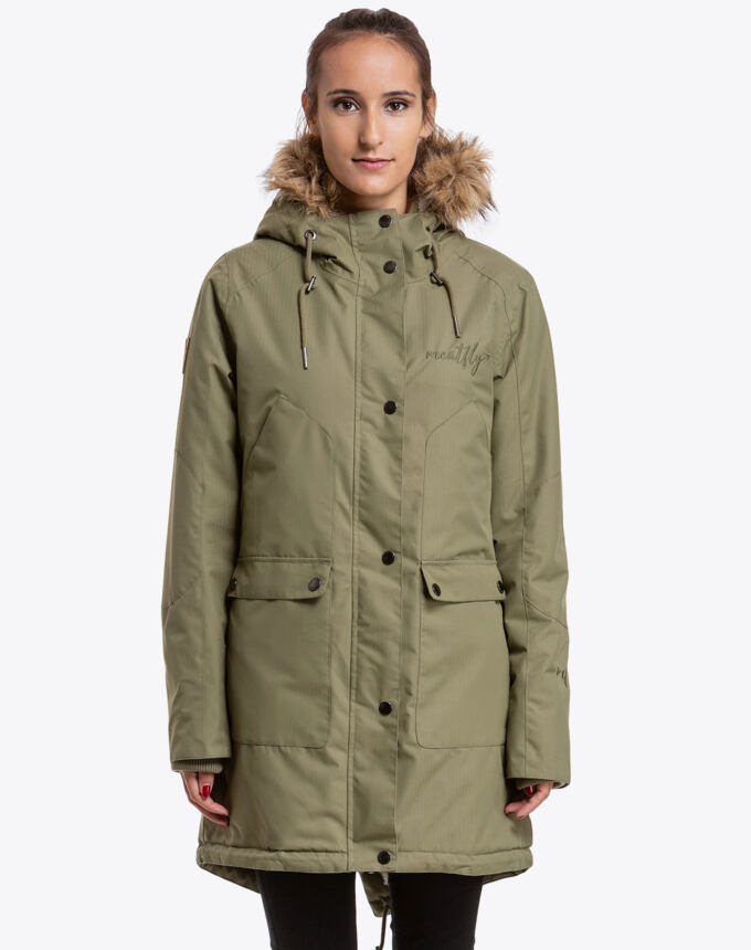 Zimní bunda Meatfly Amber Parka, B - Moss