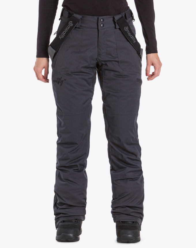 Snowboardové kalhoty Meatfly Foxy, H - Ebony Stripe
