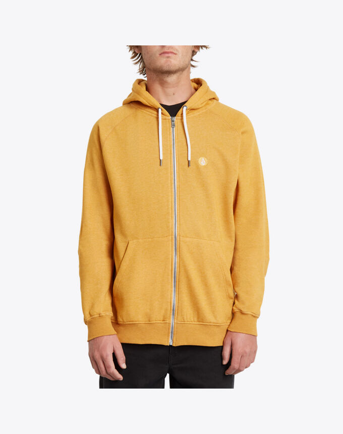 Pánská mikina Volcom Timesoft Zip - FW20, Inca Gold