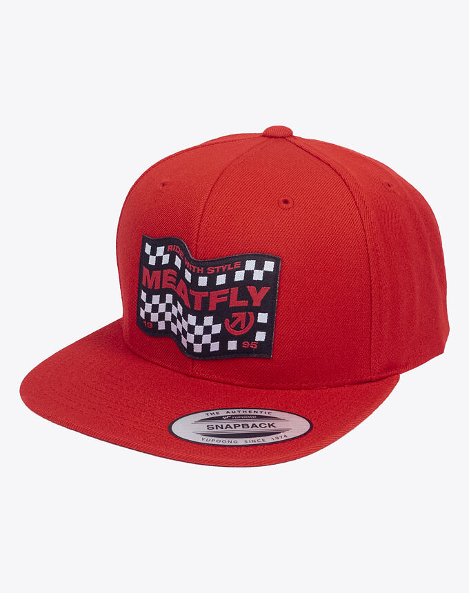 Kšiltovka Meatfly Hornet Snapback, Red