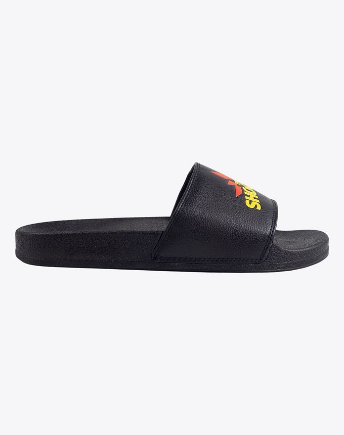 Pantofle Meatfly Big Shock, Yellow/Black
