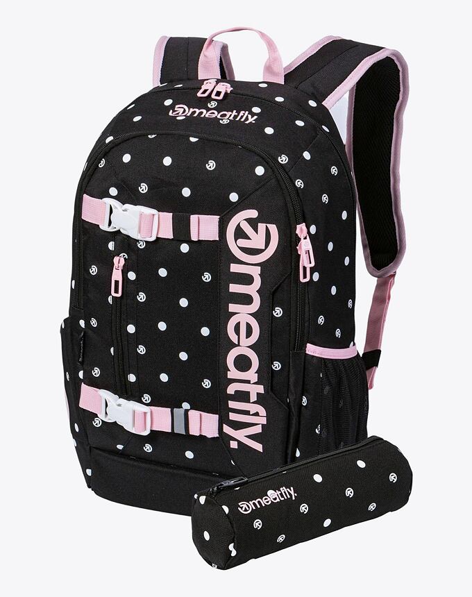 Batoh Meatfly Basejumper, Black Dots, 22 L + PENÁL ZDARMA