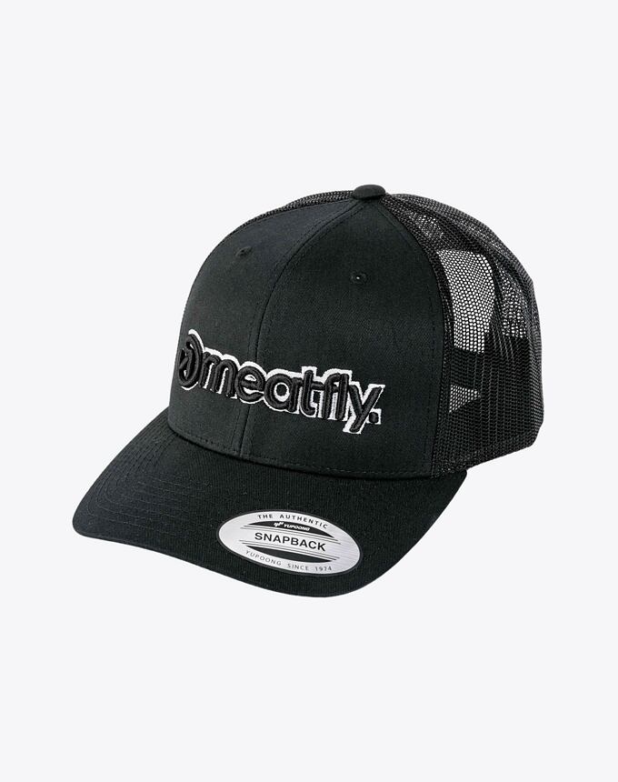 Kšiltovka Meatfly MF View Trucker, Black Logo