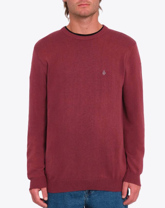 Pánská mikina Volcom Uperstand Sweater, Merlot