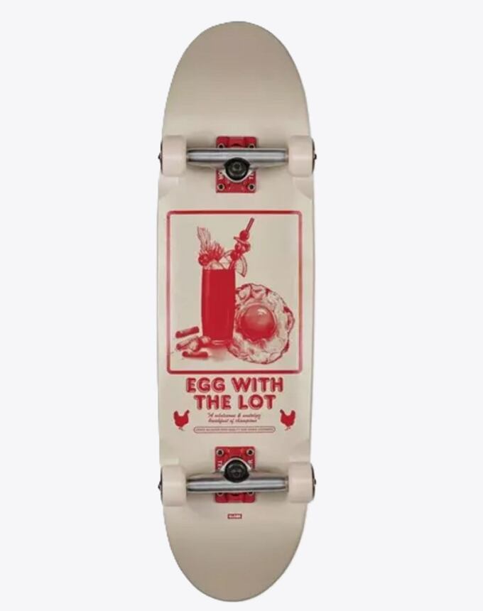 Skateboard Globe Eggy, Off-White / The Lot