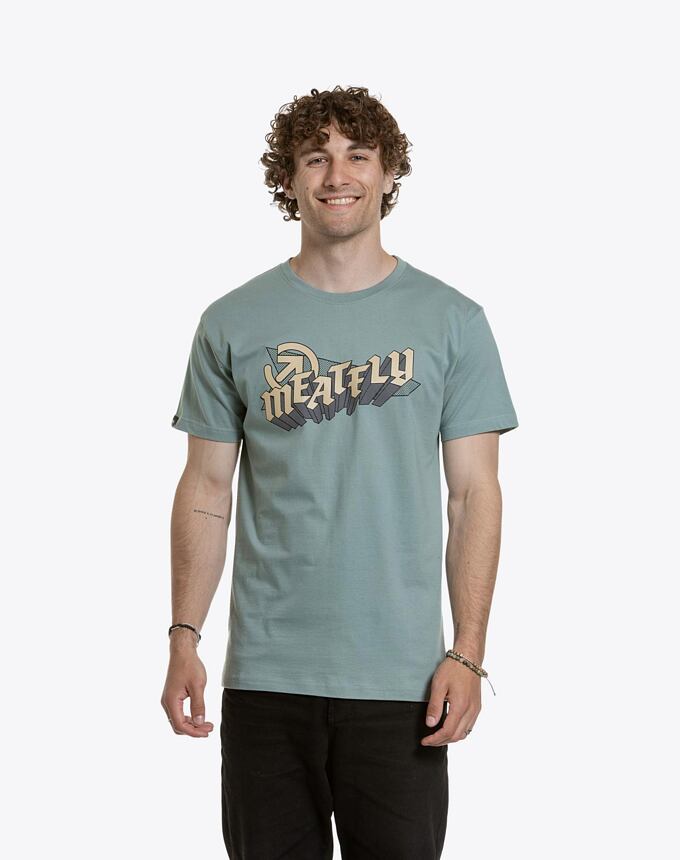 Pánské tričko Meatfly Matal, Dusty Mint