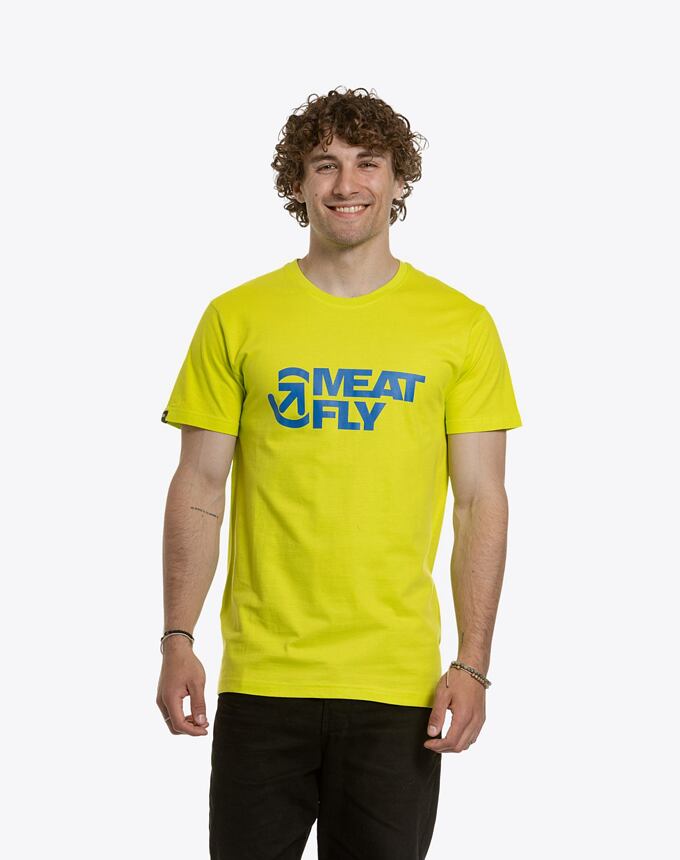 Pánské tričko Meatfly Revital, Safety Yellow