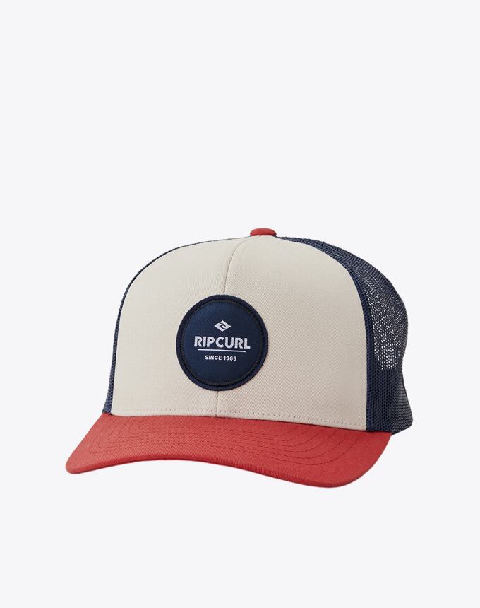 Kšiltovka Rip Curl Routine Curve Trucker, White/Navy/Red