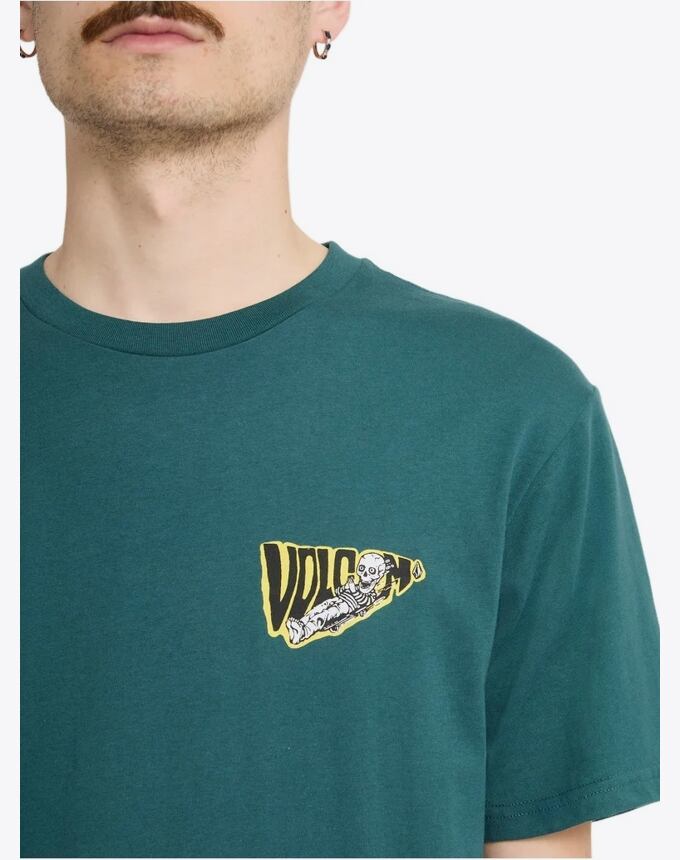 Pánské tričko Volcom Alix Coffin Bsc Sst, Rifle Green