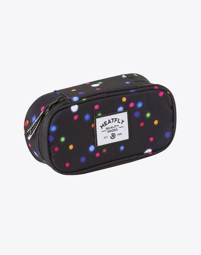 Meatfly School Pencil Case, C - Lights Neon