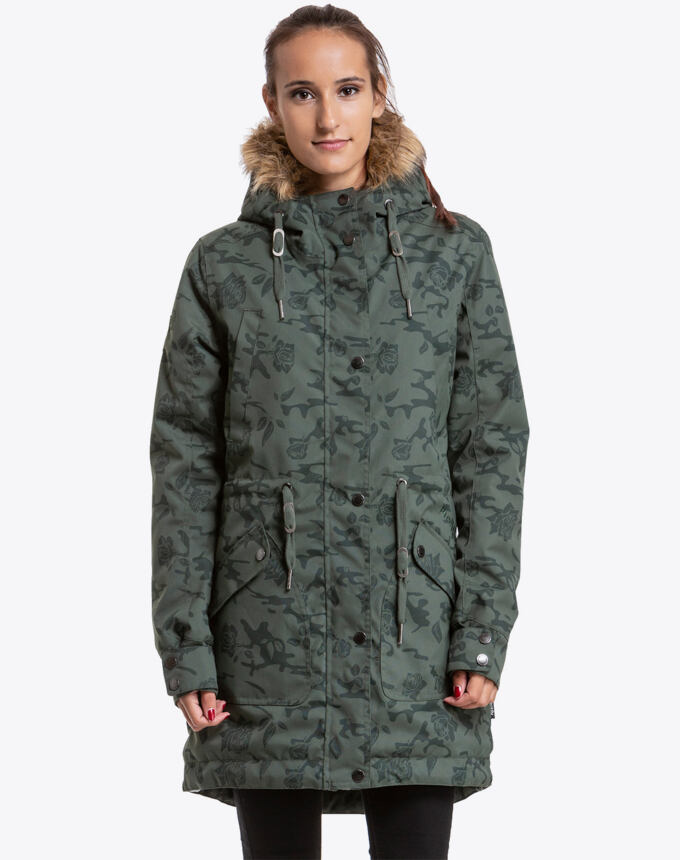 Zimní bunda Meatfly Artemis Parka, E - Forest Flower