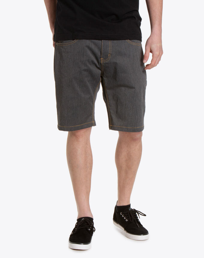 Kraťasy Meatfly Just 20, C - Heather Grey