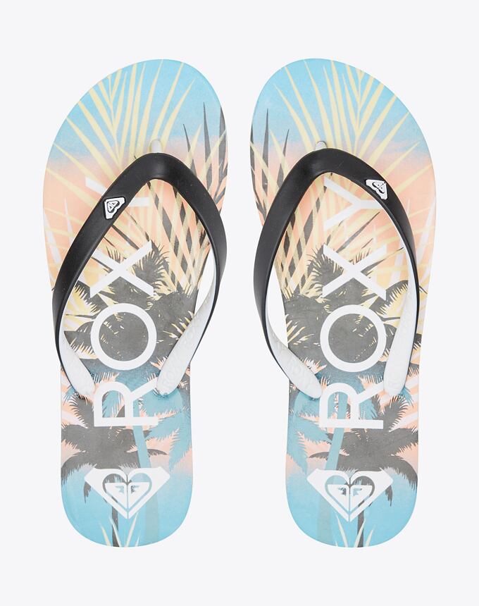 Dámské žabky Roxy Tahiti VII, Black Print