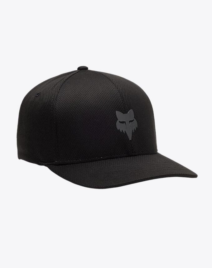 Kšiltovka Fox Head Tech Flexfit, Black/Charcoal