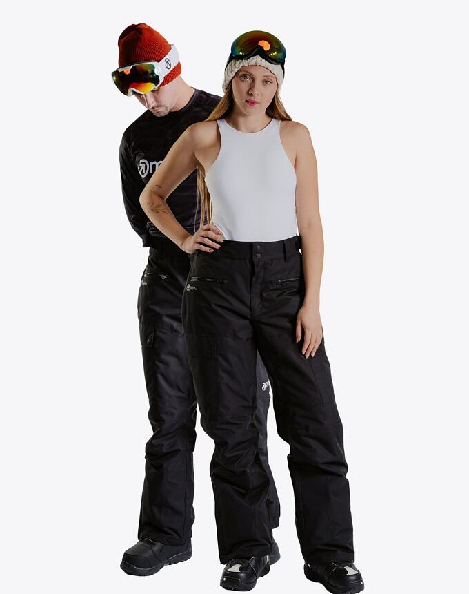 Unisex SNB & SKI kalhoty Meatfly Andry, Black
