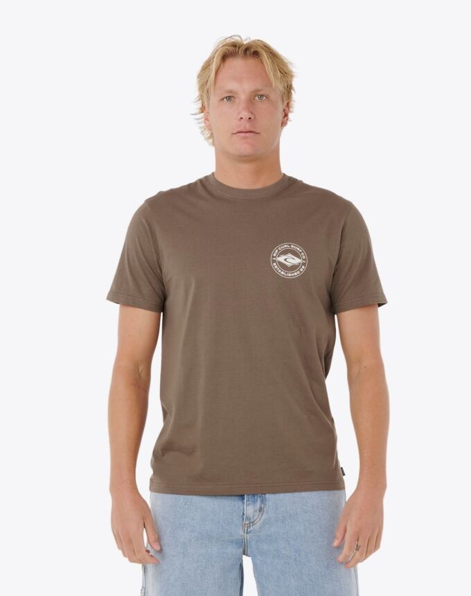 Pánské tričko Rip Curl Staple, Rock