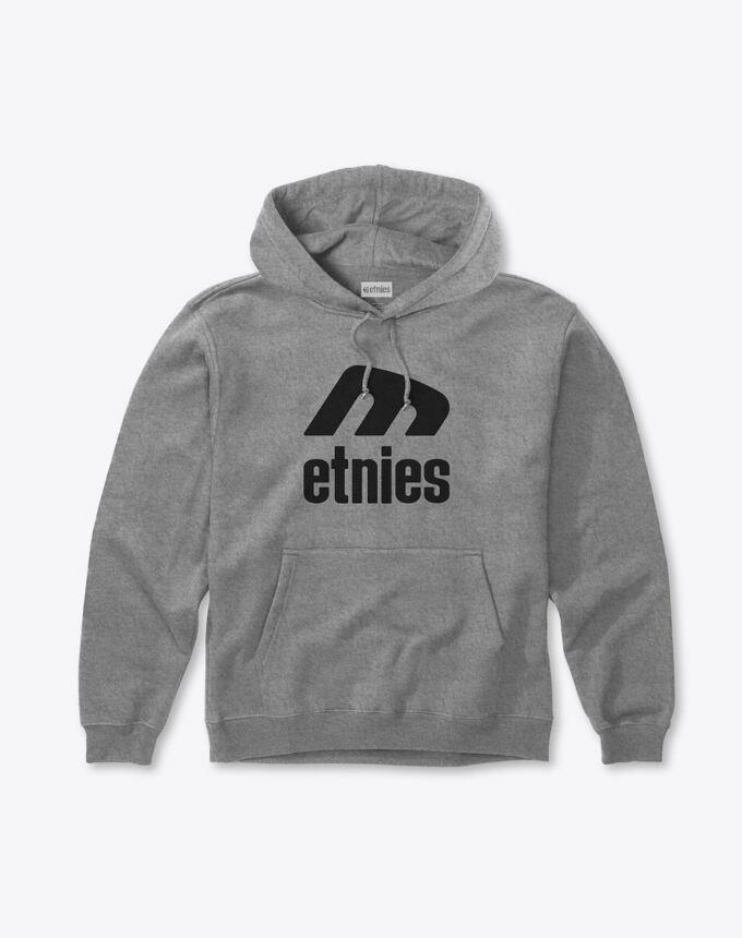 Pánská mikina Etnies Icon E Hoodie, Grey / Black