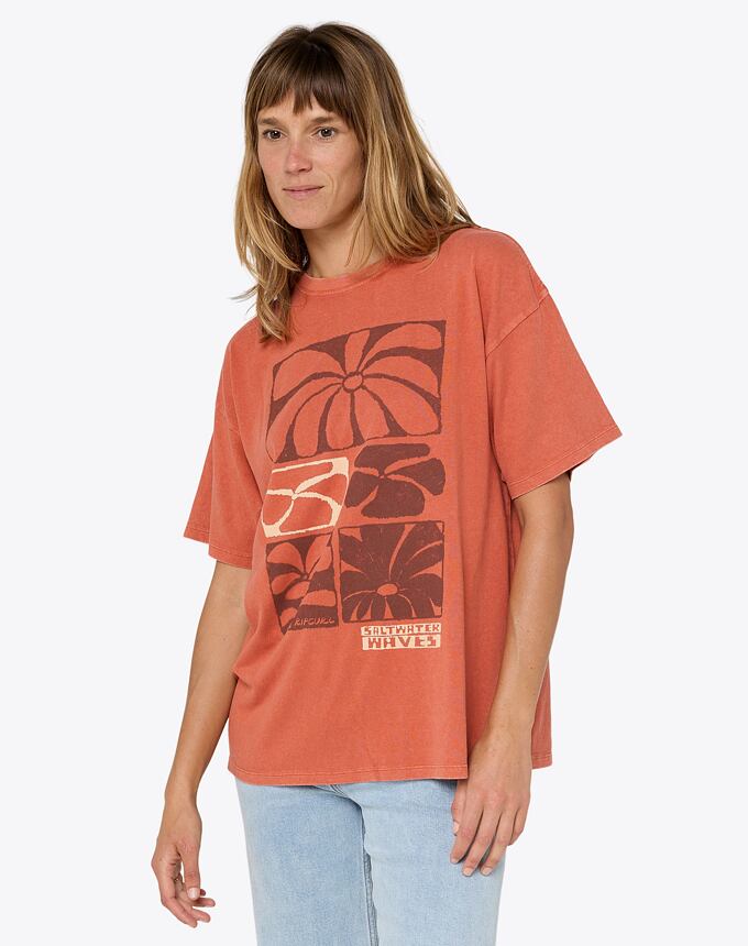 Dámské tričko Rip Curl Oceanic Heritage, Brick