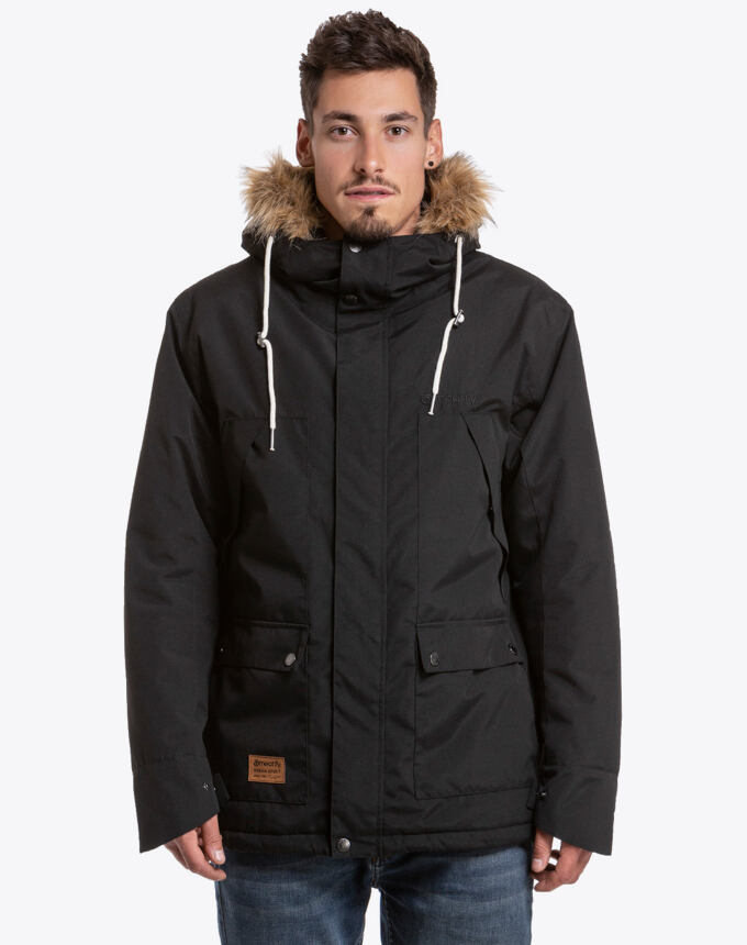 Zimní bunda Meatfly Rodney 4 Parka, F - Black