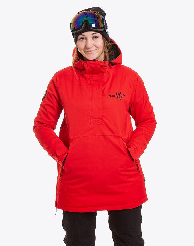 Dámská SNB & SKI bunda Meatfly Yuki Premium, Red