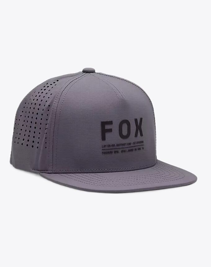 Kšiltovka Fox Non Stop Tech Snapback, Steel Grey