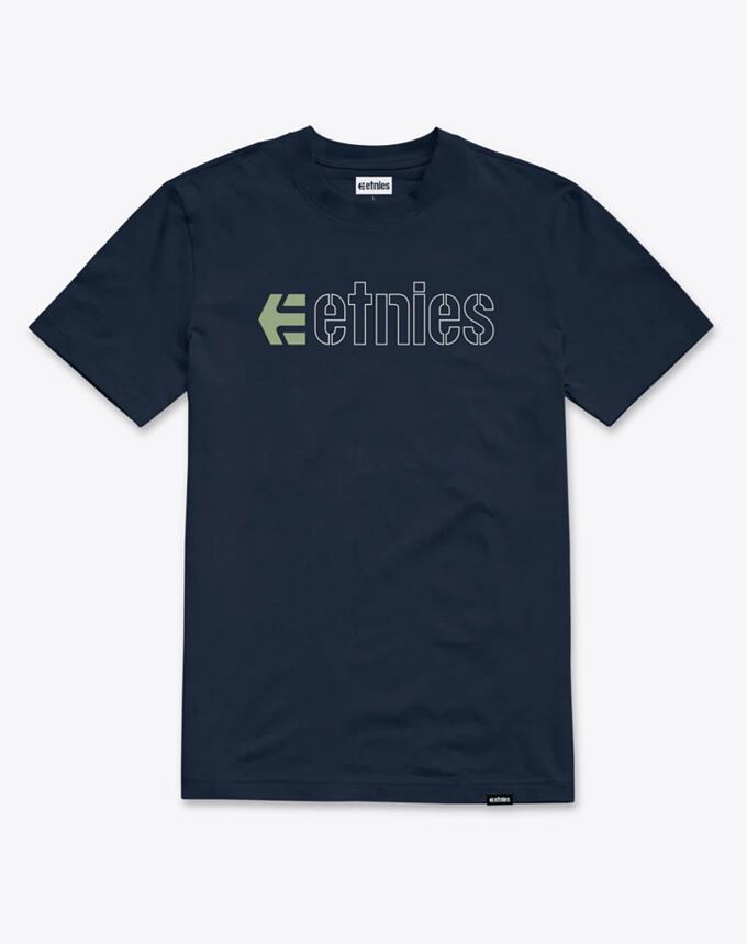 Pánské tričko Etnies Ecorp, Blue / Green