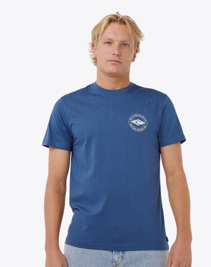 Pánské tričko Rip Curl Staple, Light Navy