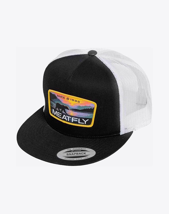 Kšiltovka Meatfly Thunderbolt Trucker, Yellow Alaska / Black