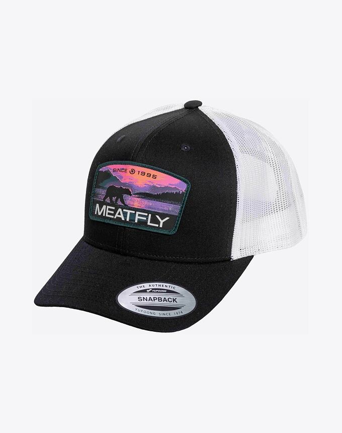 Kšiltovka Meatfly MF View Trucker, Purple Alaska / Black / White