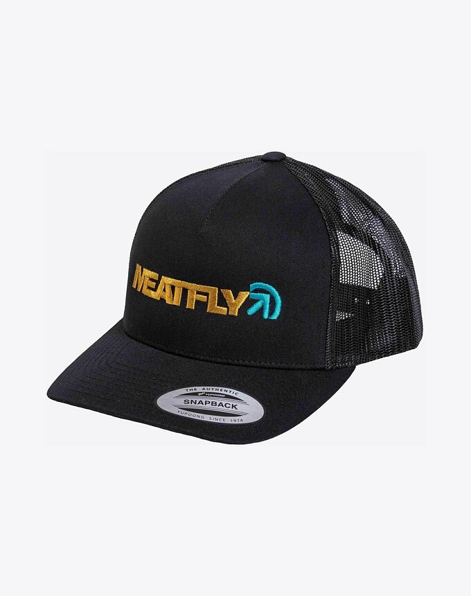 Kšiltovka Meatfly Rodie Trucker, Wood / Black