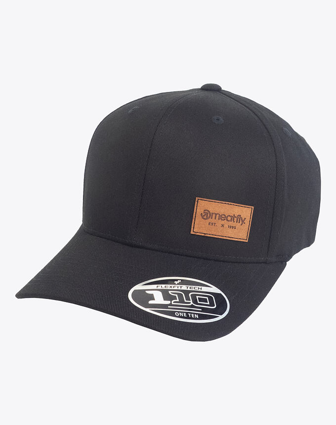 Kšiltovka Meatfly Cougar Flexfit, Black