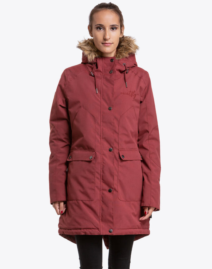 Zimní bunda Meatfly Amber Parka, D - Dark Chilli