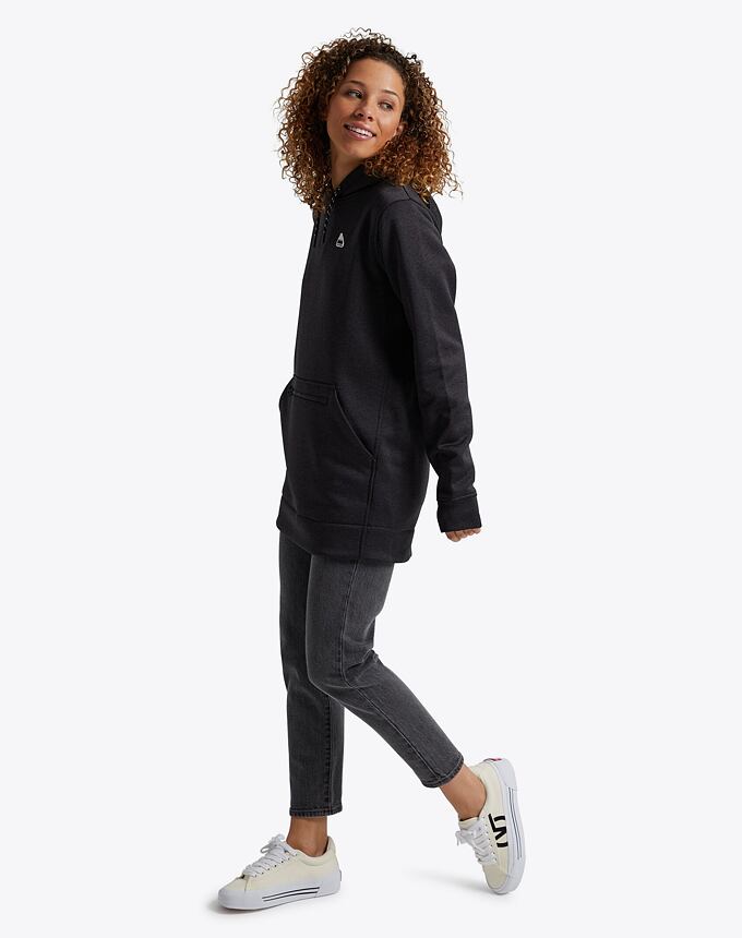 Dámská mikina Burton Oak Long, True Black Heather