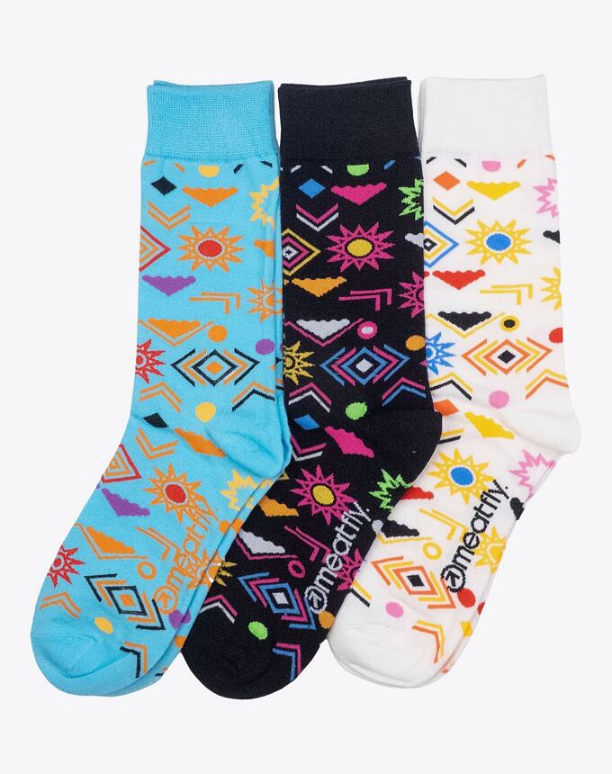 Ponožky Meatfly Lexy Triple Pack, Aztec