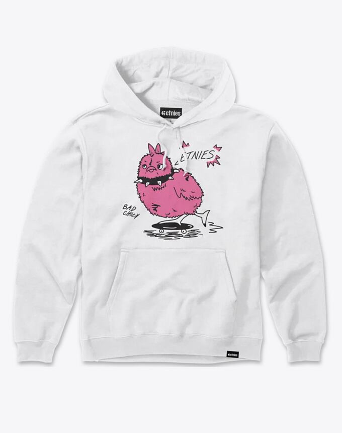Pánská mikina Etnies Bad Chick Hoodie, White